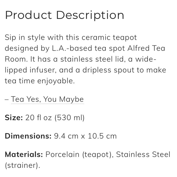 Ceramic teapot - Picture 2 of 6